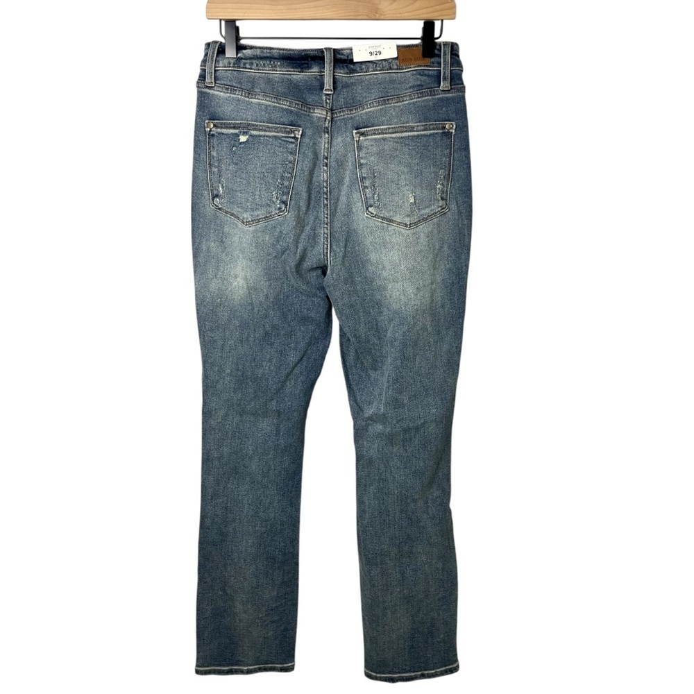 Judy Blue Straight Shooter Jeans Distressed Size 9/29 High Waist - Picture 5 of 7